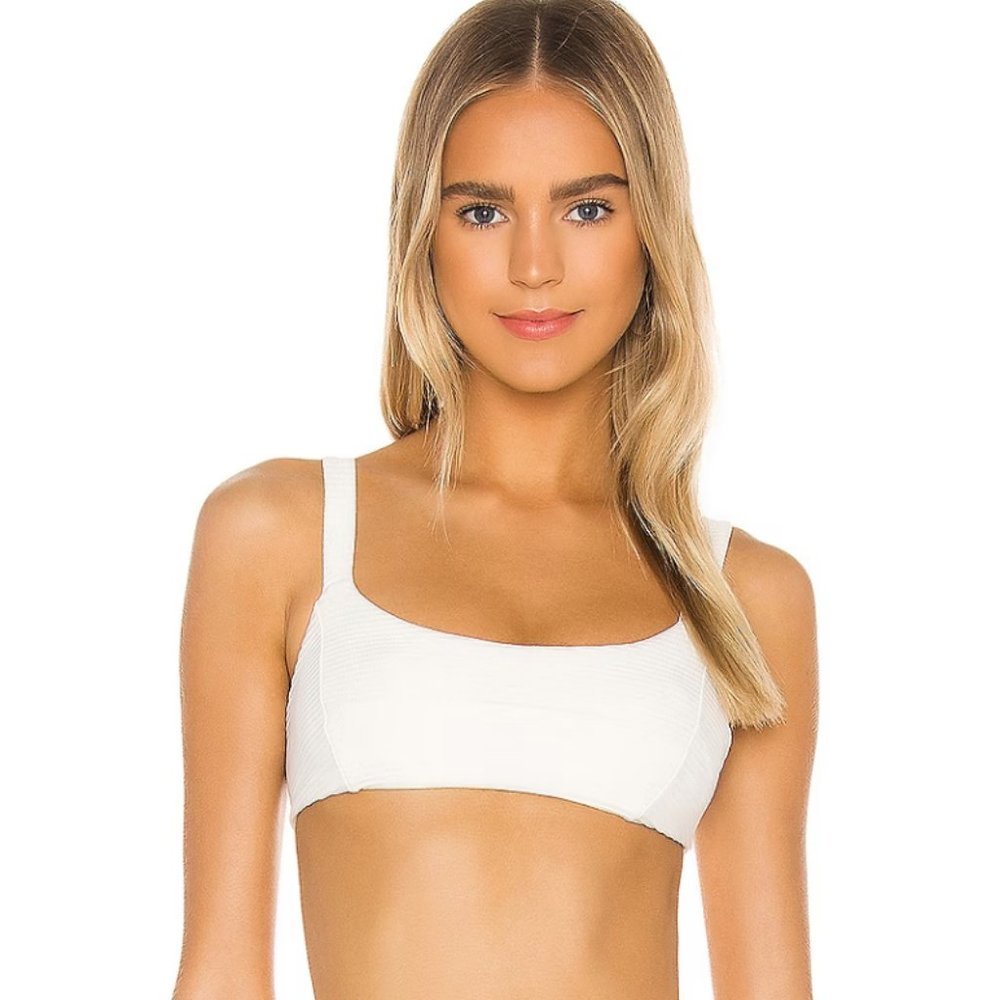 l*space jess bikini top cream